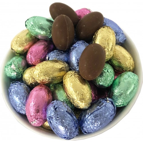 Medium Bucket with Mini Easter Eggs CCE014 | Mixed Foil Colours only available